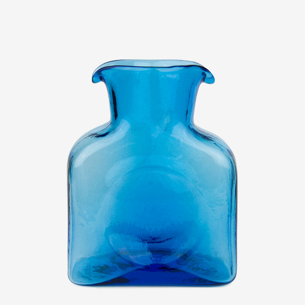 Blenko Glass Company: Mini Classic Water Bottle: Turquoise