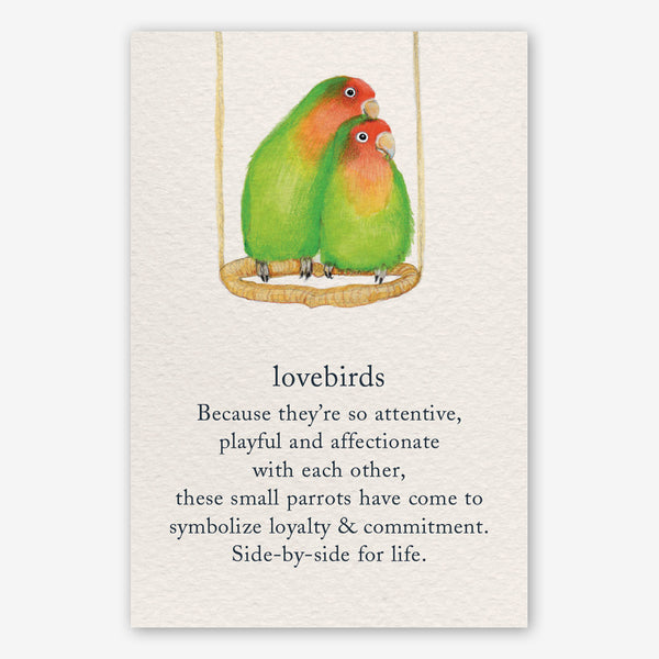 Cardthartic Anniversary Card: Lovebirds
