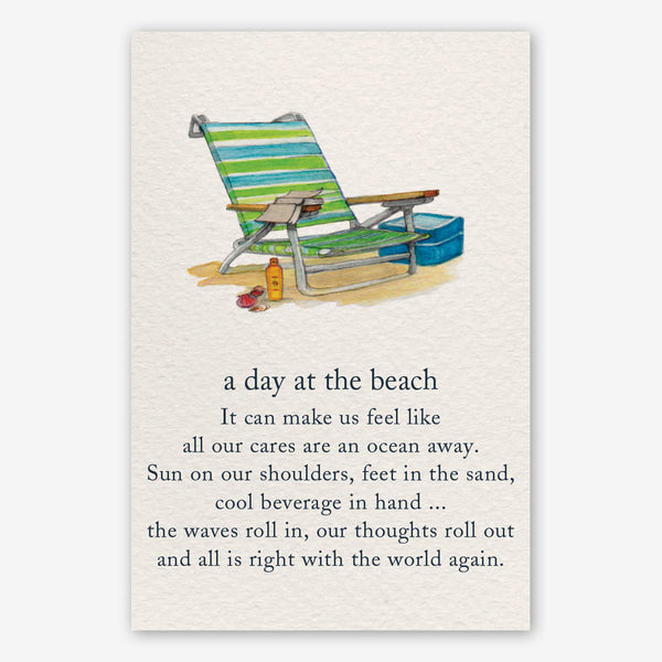 Cardthartic Birthday Card: A Day at the Beach