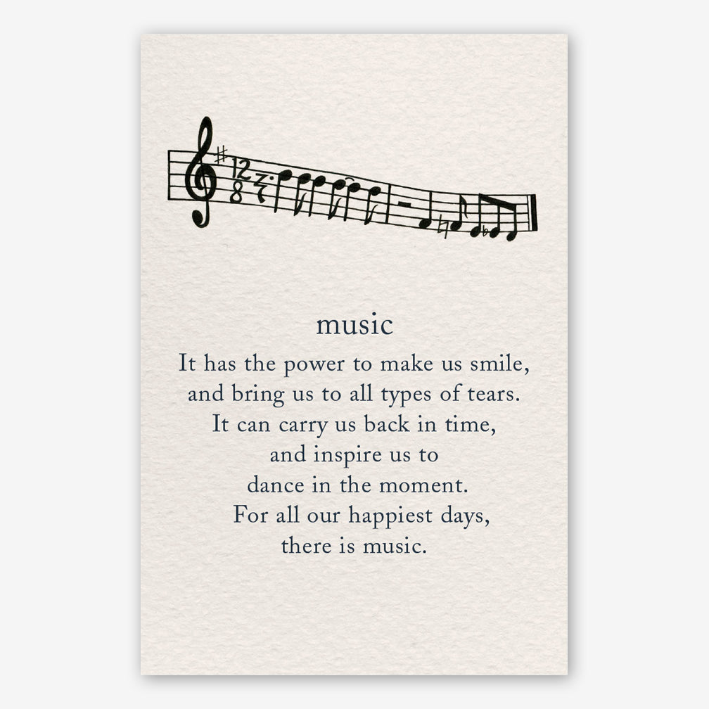 Cardthartic Birthday Card: Music
