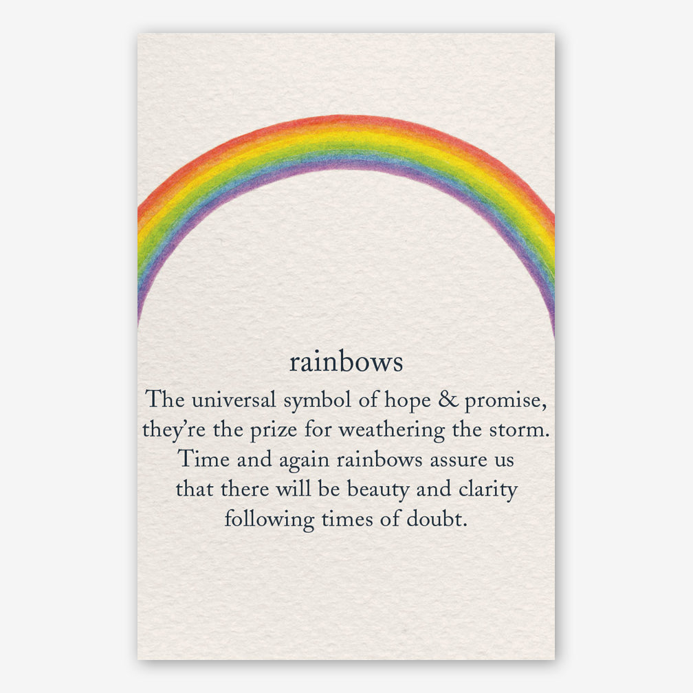 Cardthartic Encouragement Card: Rainbows