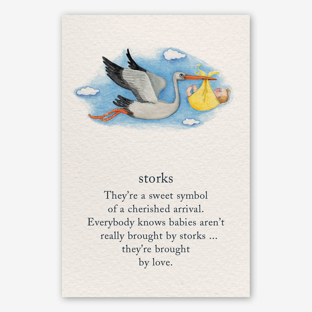 Cardthartic New Baby Card: Storks