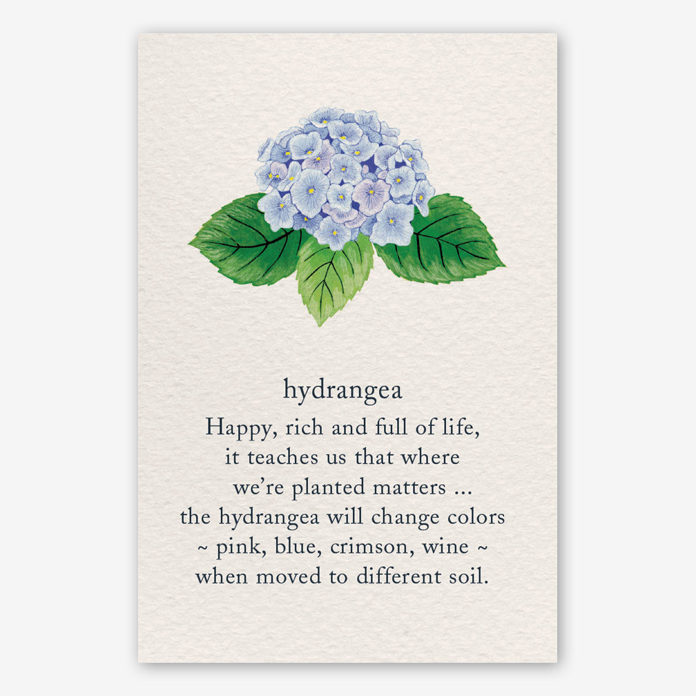 Cardthartic New Home Card: Hydrangea