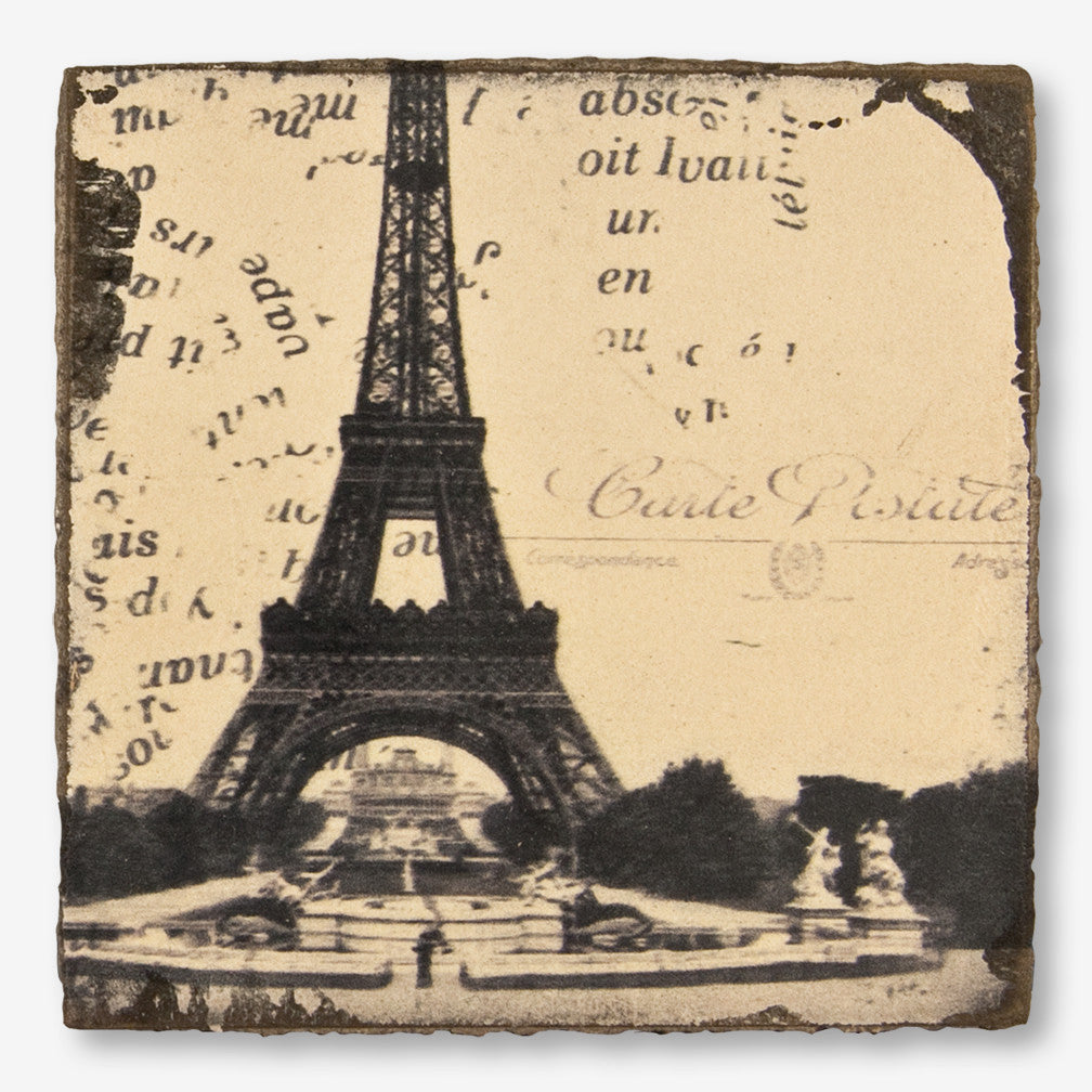 Cedar Mountain Studios: Lost + Found Art Block: Eiffel Tower