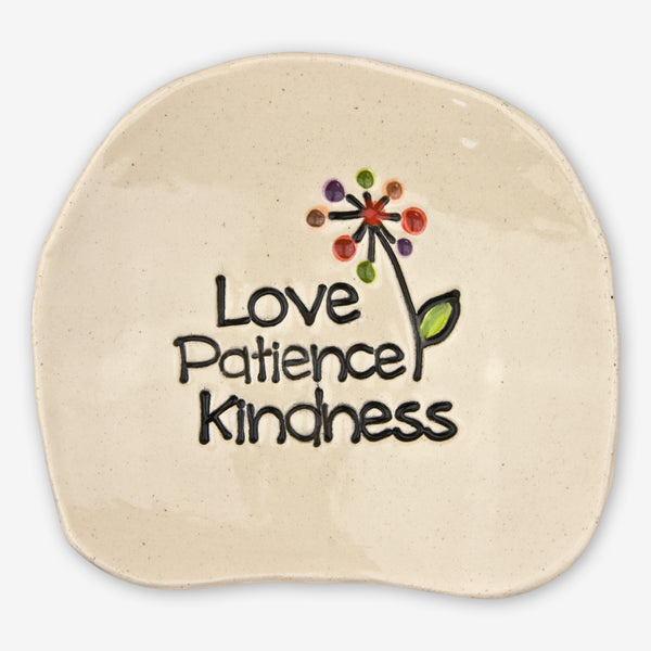 Cheryl Stevens Studio: Dishette: Love Patience Kindness