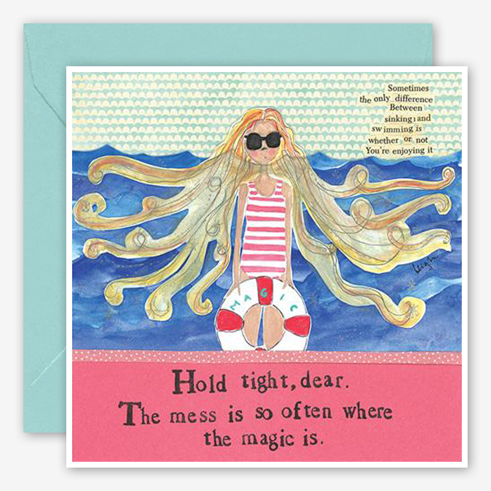 Curly Girl Design: Encouragement Card: Mess