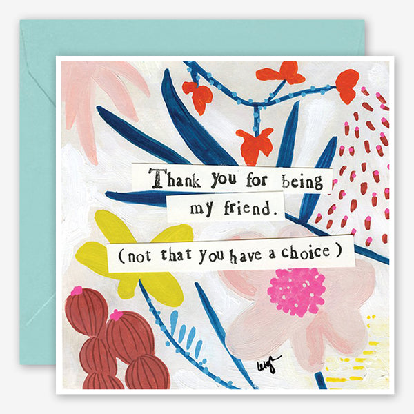 Curly Girl Design: Friendship Card: Being My Friend