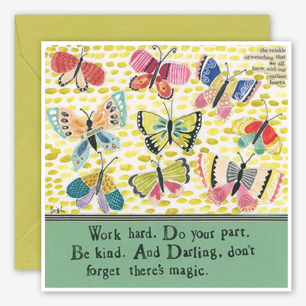 Curly Girl Design: Encouragement Card: Don’t Forget Magic