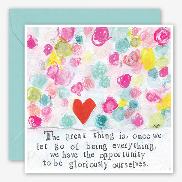Curly Girl Design: Encouragement Card: Gloriously Ourselves