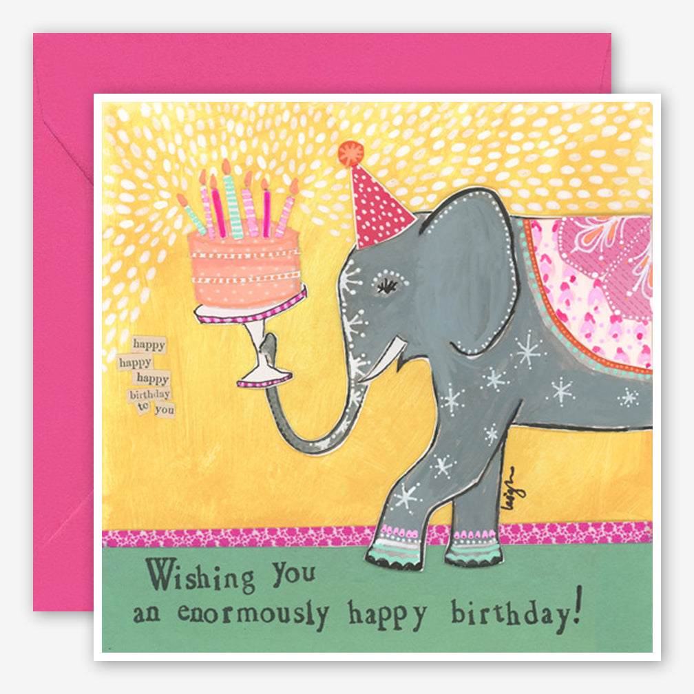 Curly Girl Design: Birthday Card: Enormously Happy