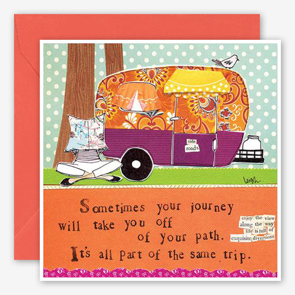 Curly Girl Design: Encouragement Card: Off Your Path