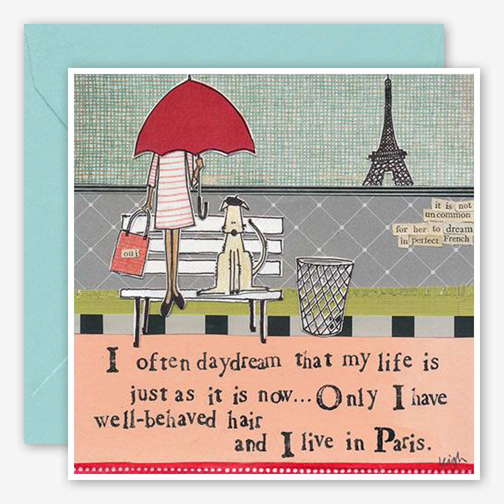 Curly Girl Design: Friendship Card: Live In Paris