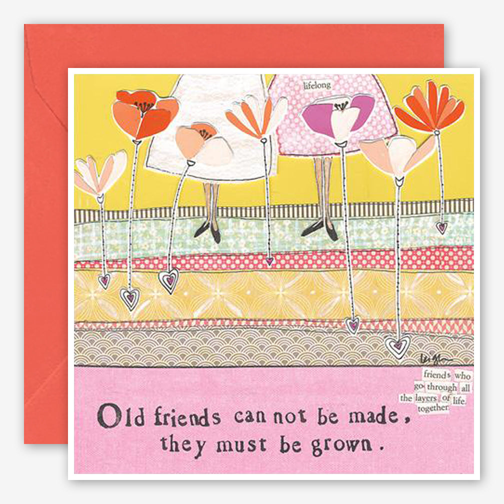 Curly Girl Design: Friendship Card: Old Friends
