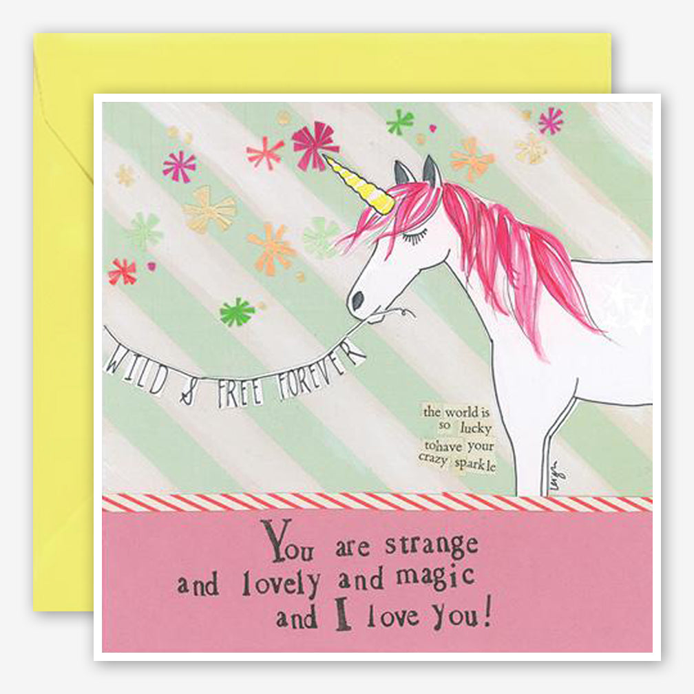 Curly Girl Design: Friendship Card: Unicorn