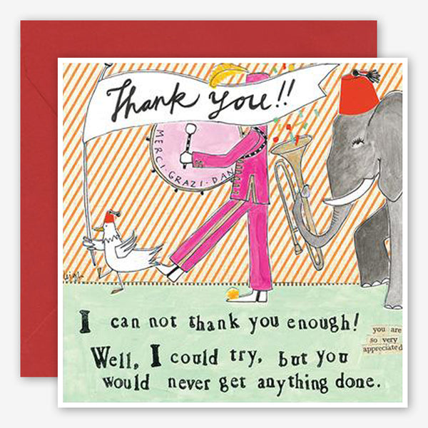 Curly Girl Design: Thank You Card: Thank You