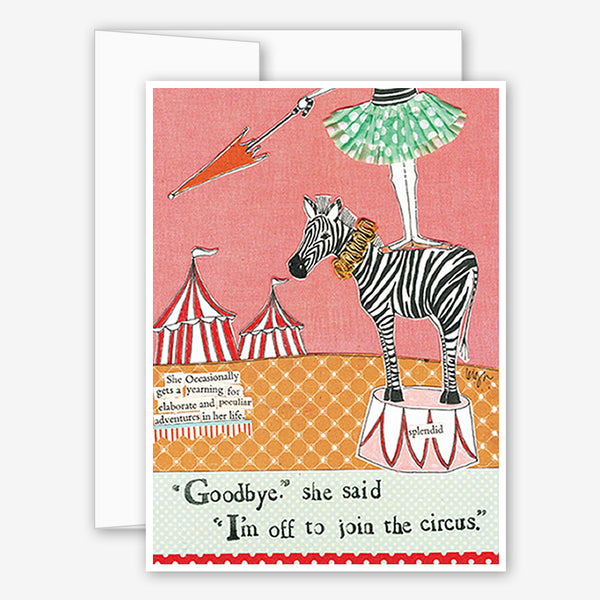 Curly Girl Design: Encouragement Card: Circus Adventure