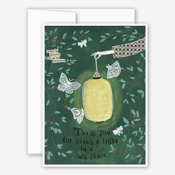 Curly Girl Design: Thank You Card: Light in a Dark Place