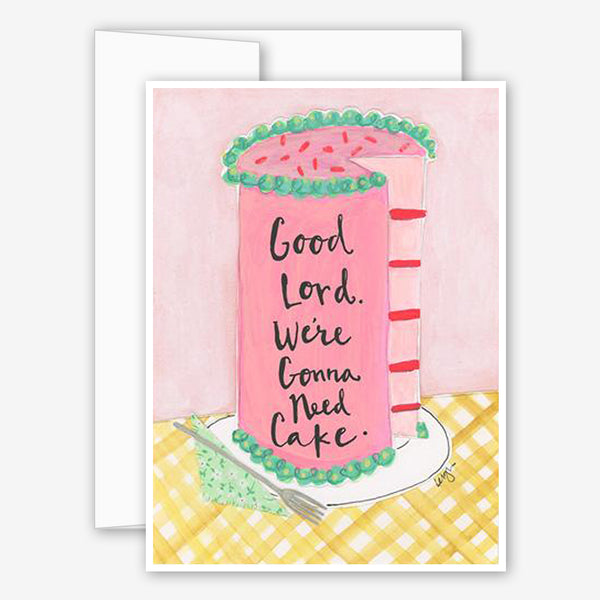 Curly Girl Design: Friendship Card: Gonna Need Cake