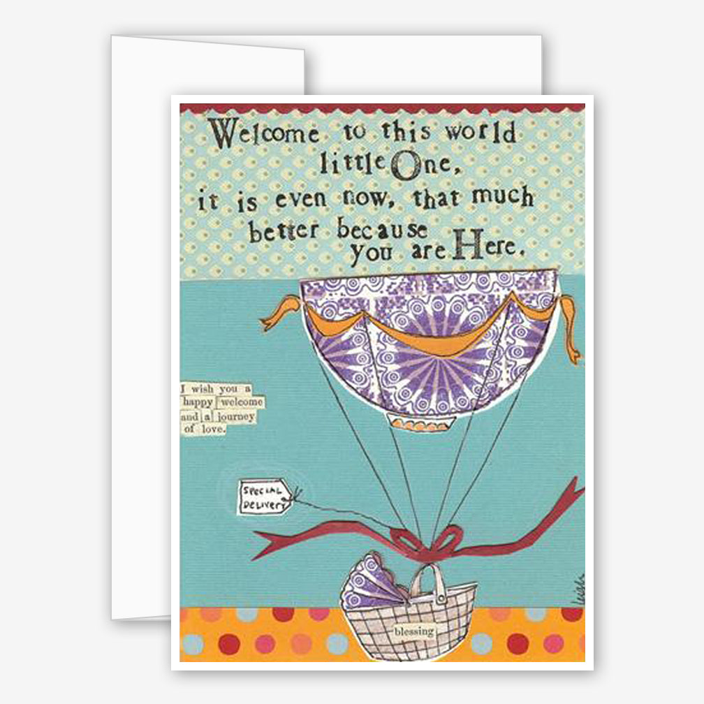 Curly Girl Design: New Parent Card: Welcome To The World
