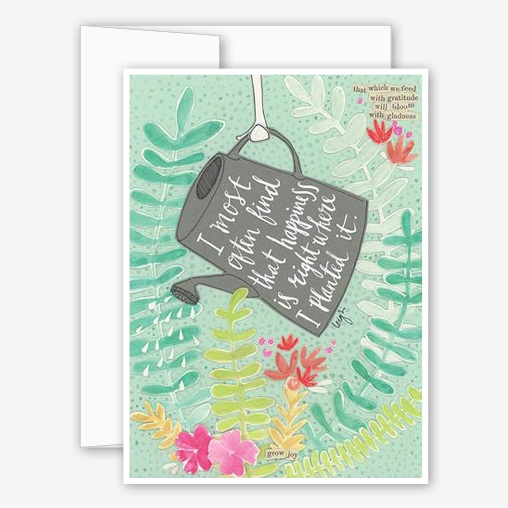 Curly Girl Design: Friendship Card: Right Where I Planted It