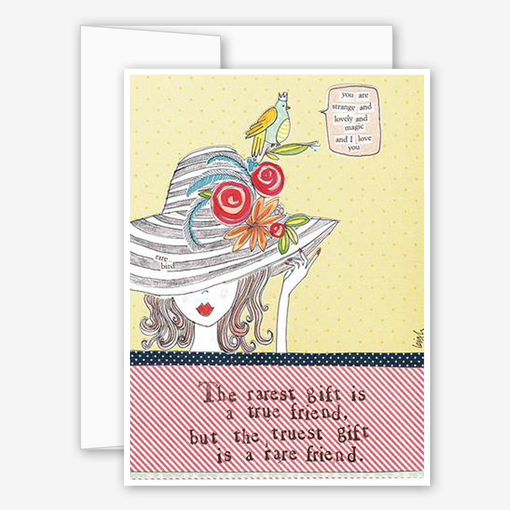 Curly Girl Design: Friendship Card: Rare Friend