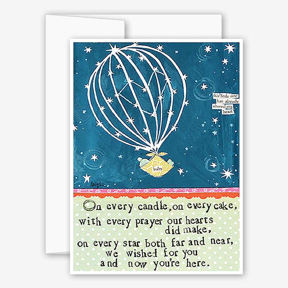 Curly Girl Design: New Parent Card: Wished For You