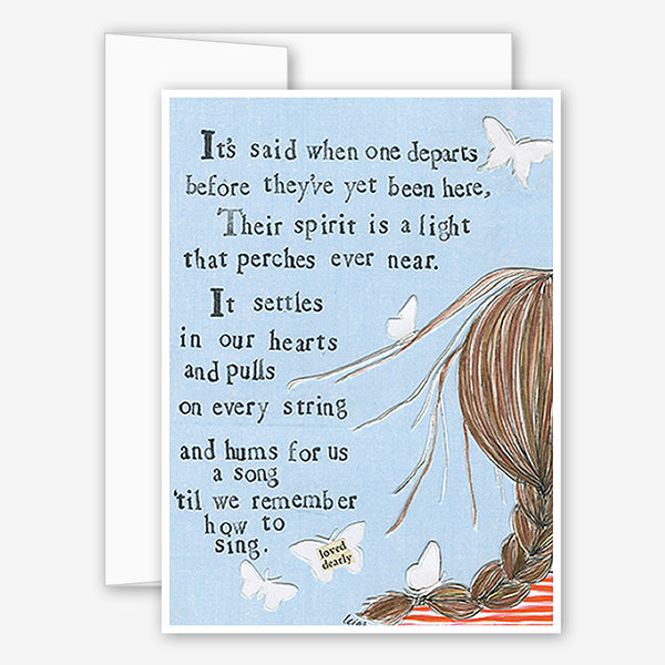 Curly Girl Design: Sympathy Card: Remember How to Sing
