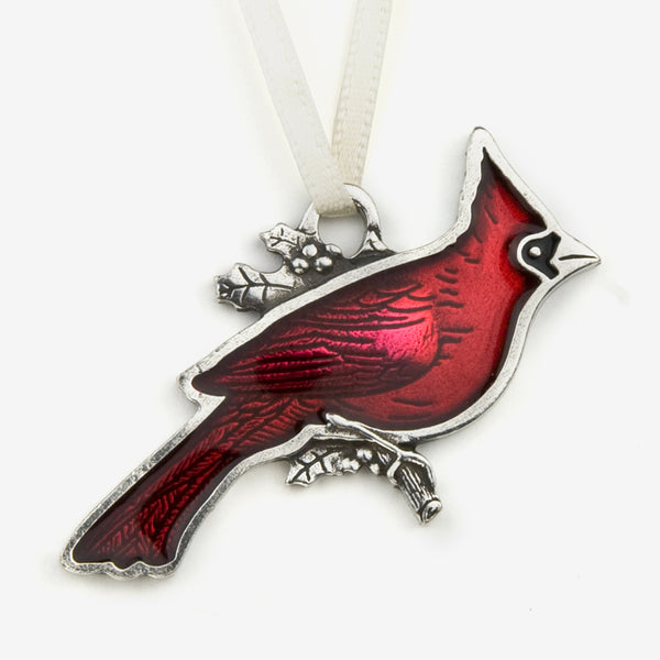 Danforth Pewter: Pewter Ornaments: Cardinal