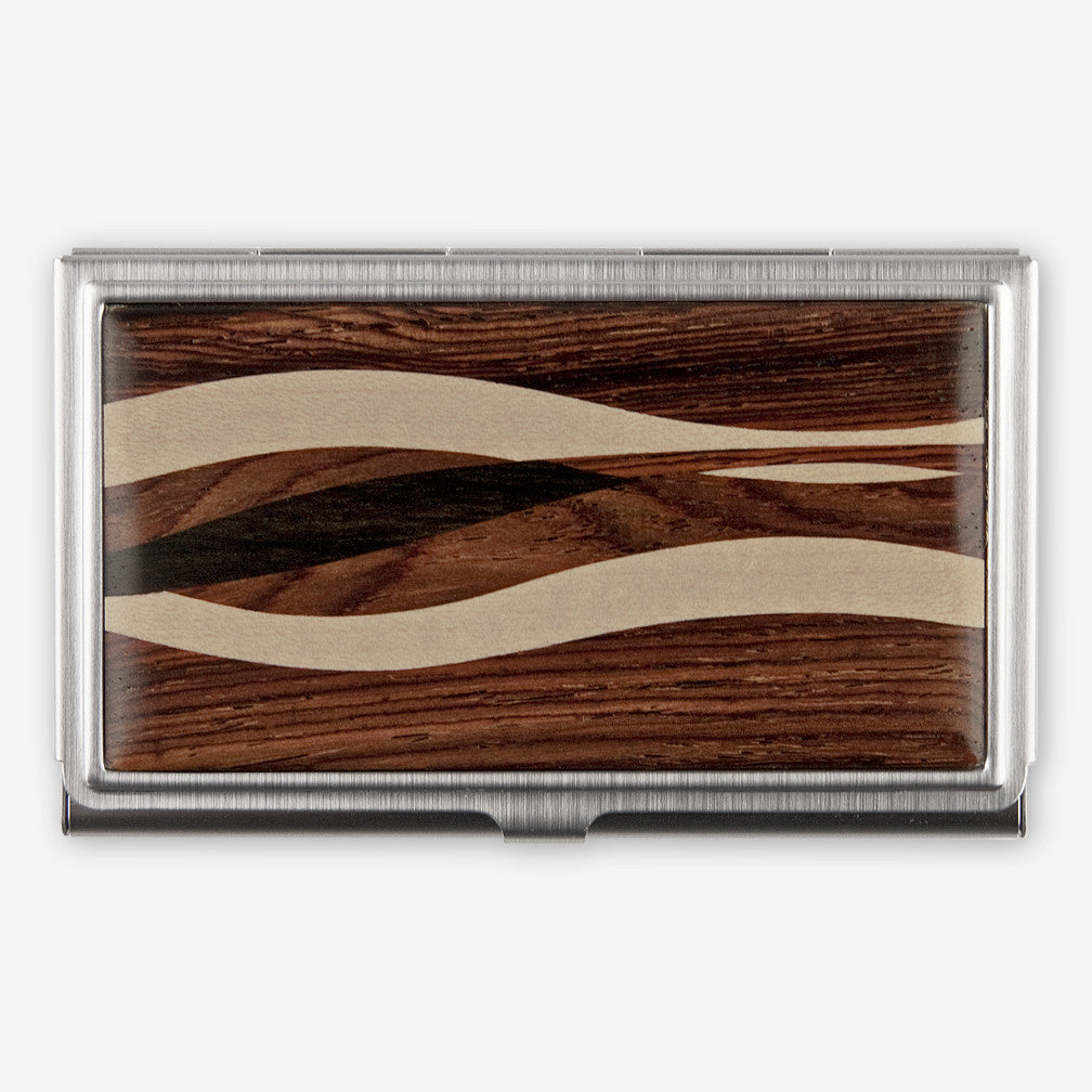 Davin & Kesler: Business Card Case: Inlay Cocobolo