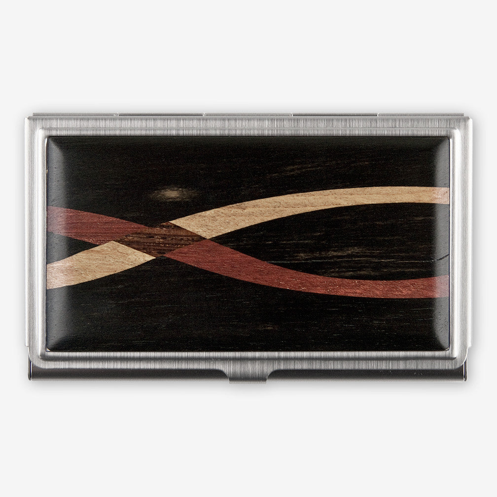 Davin & Kesler: Business Card Case: Inlay Ebony