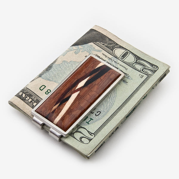 Davin & Kesler: Money Clip: Inlay Lacewood