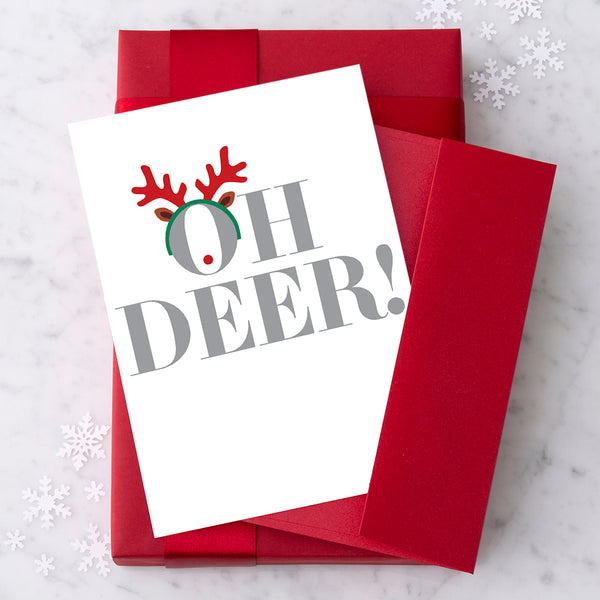Design With Heart Holiday Card: Oh Deer!