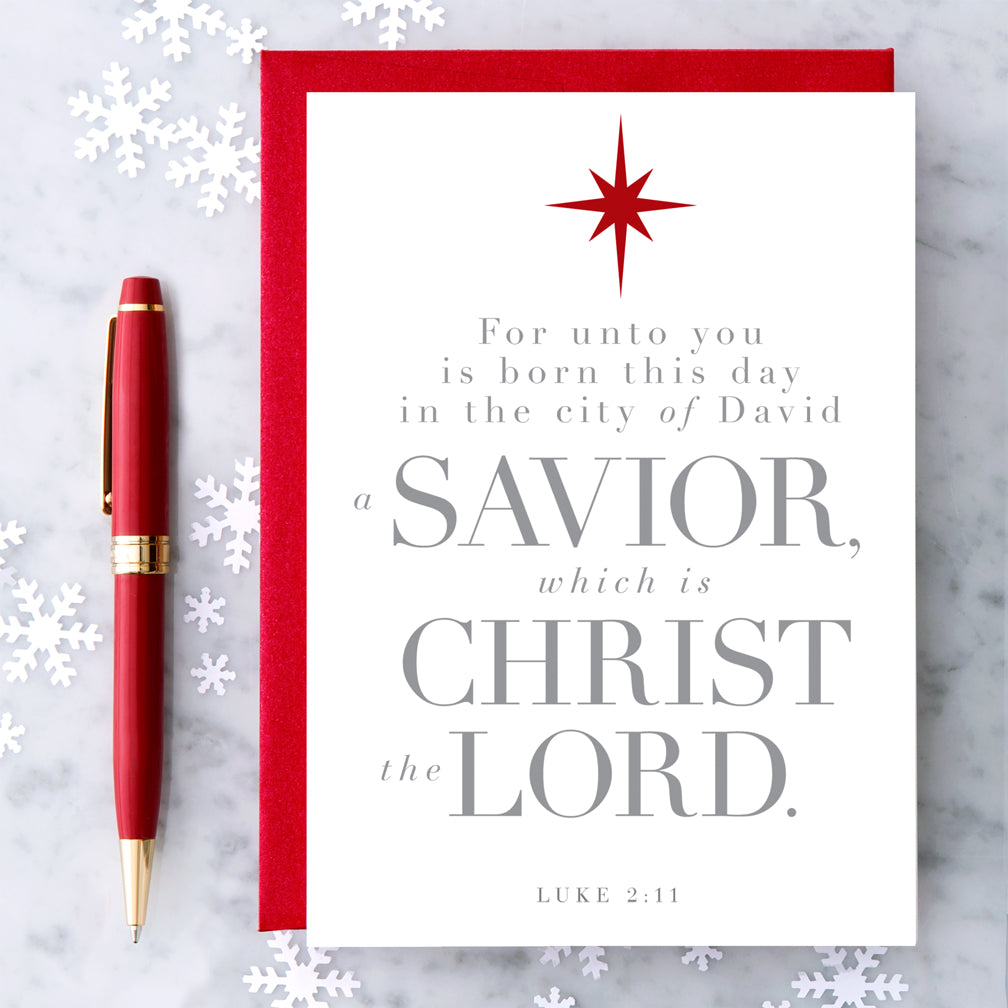 Design with Heart Studio Holiday Card: For Unto You