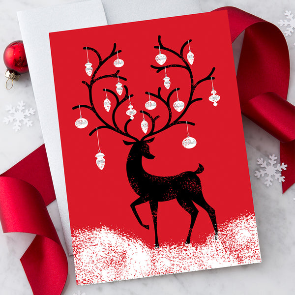 Design with Heart Studio Holiday Card: Winter Deer
