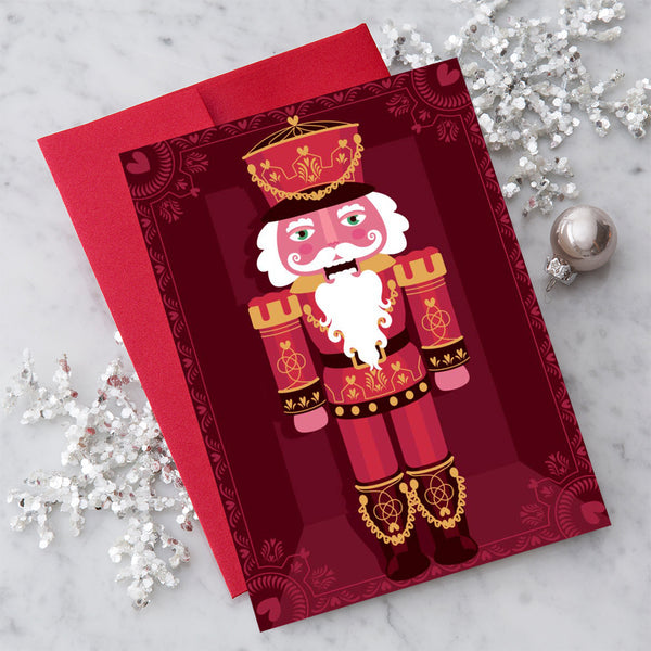 Design With Heart Holiday Card: Christmas Nutcracker