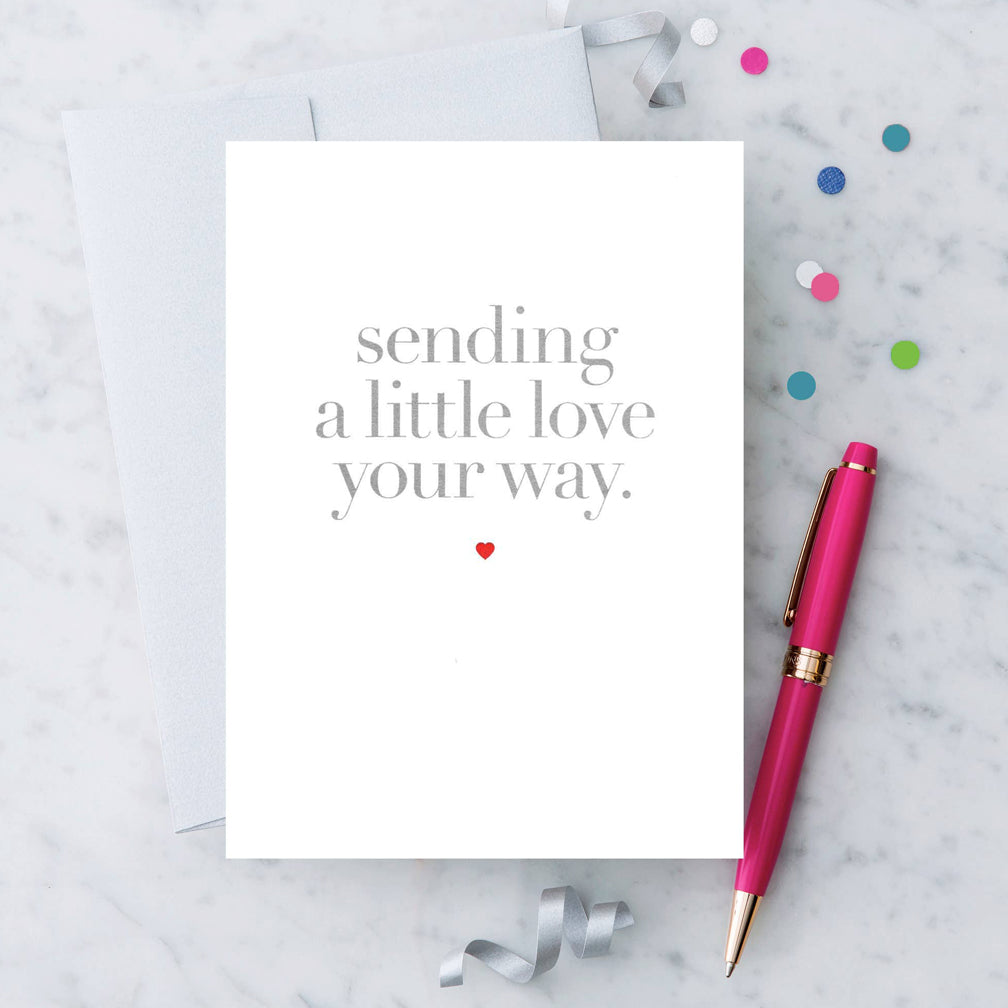 Design With Heart Love Card: Sending a Little Love Your Way