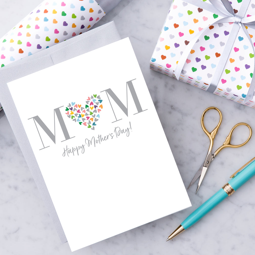 Design With Heart Mother’s Day Card: Mom, Happy Mother’s Day!