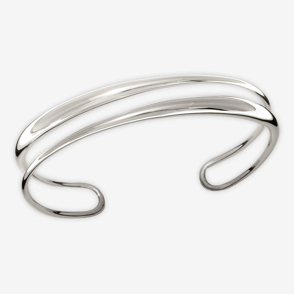 Ed Levin Designs: Bracelet: Perpetual Cuff, Sterling Silver