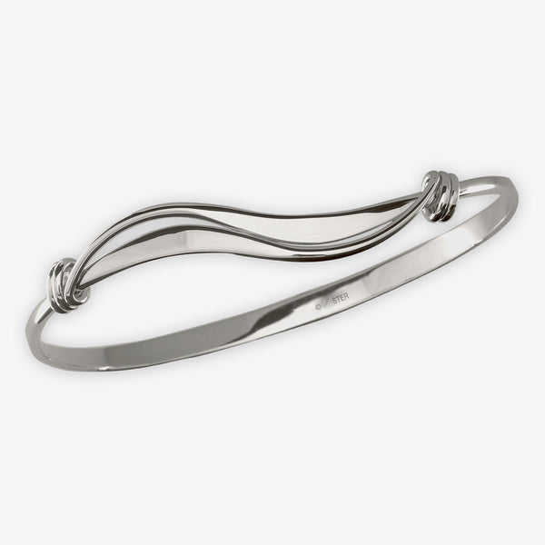 Ed Levin Designs: Bracelet: Wave, Silver
