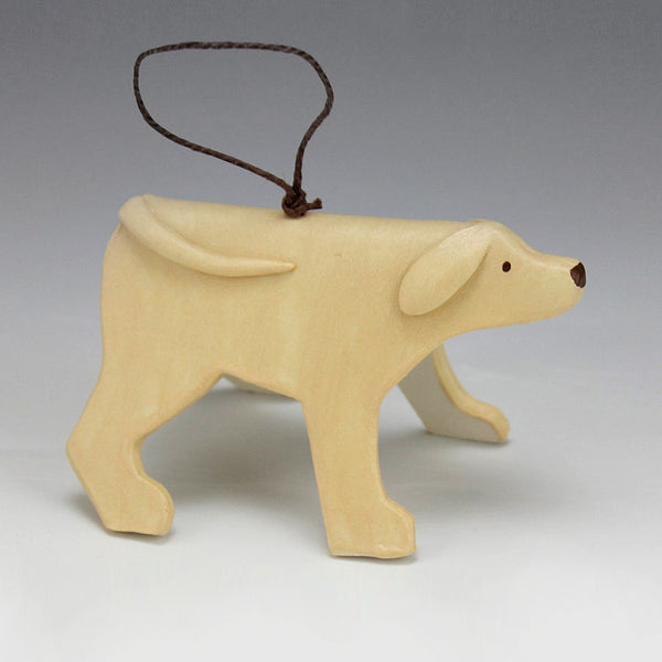 Evening Star Studio: Ornament: Blonde Dog