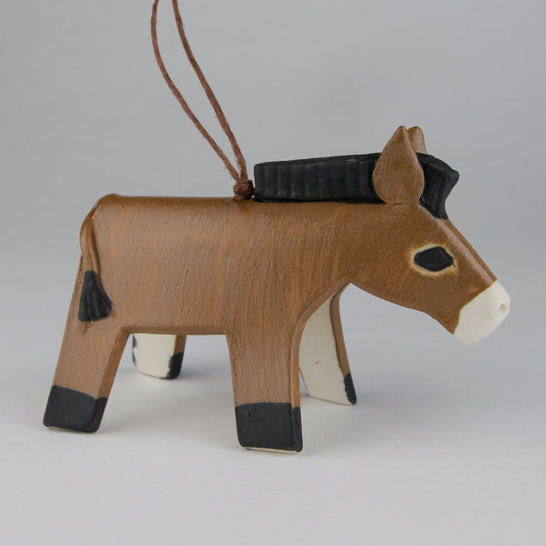Evening Star Studio: Ornament: Donkey