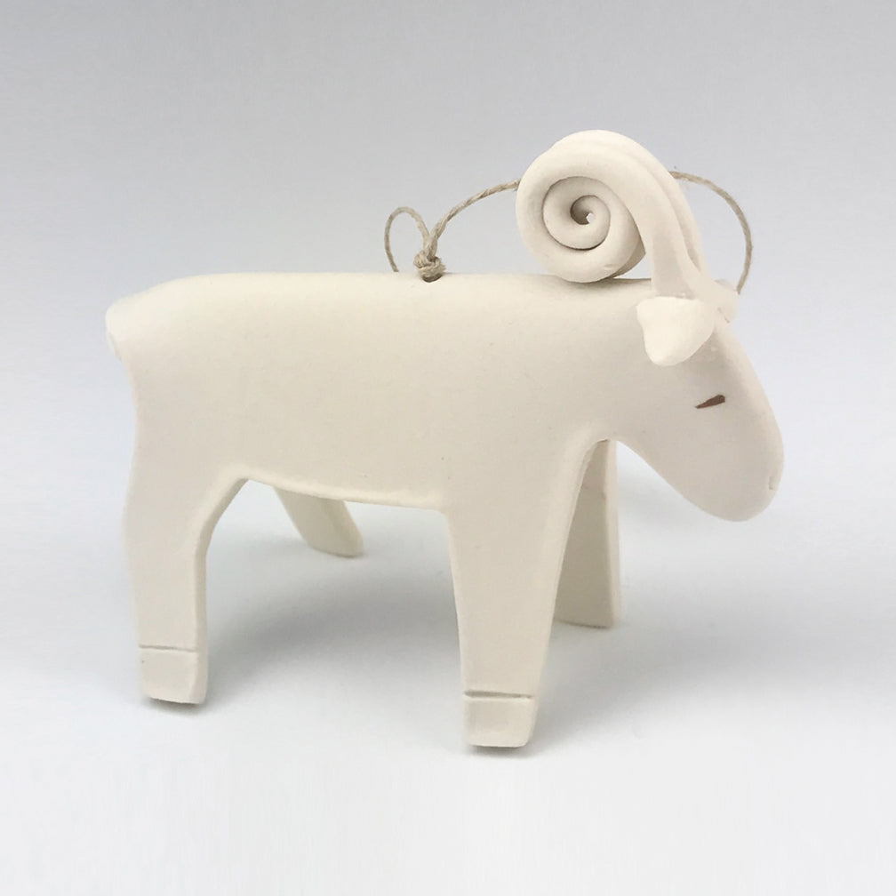 Evening Star Studio: Ornament: Ram