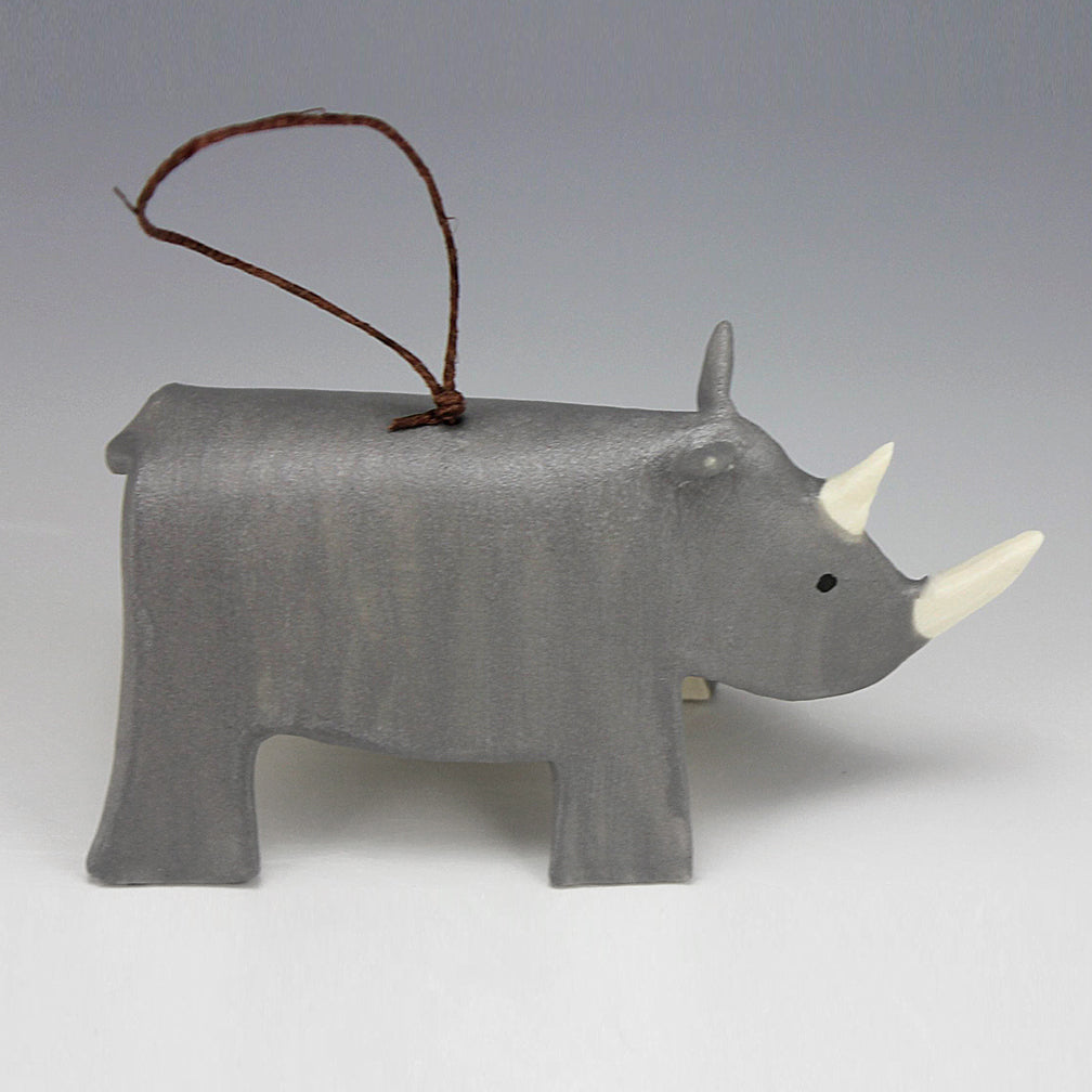 Evening Star Studio: Ornament: Rhino