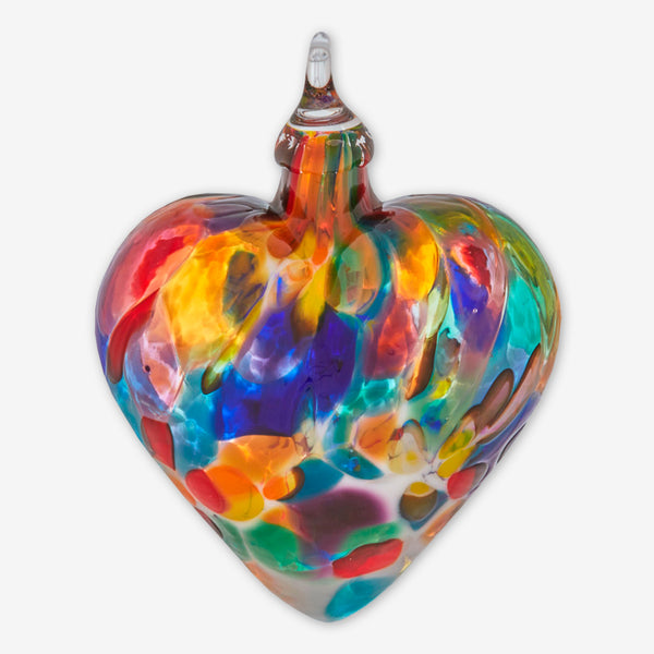 Glass Eye Studio: Classic Heart Ornaments: Fiesta