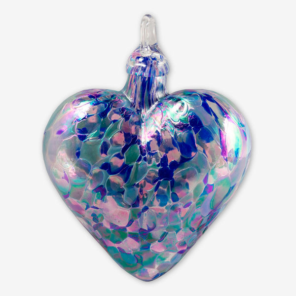 Glass Eye Studio: Classic Heart Ornaments: Lavender