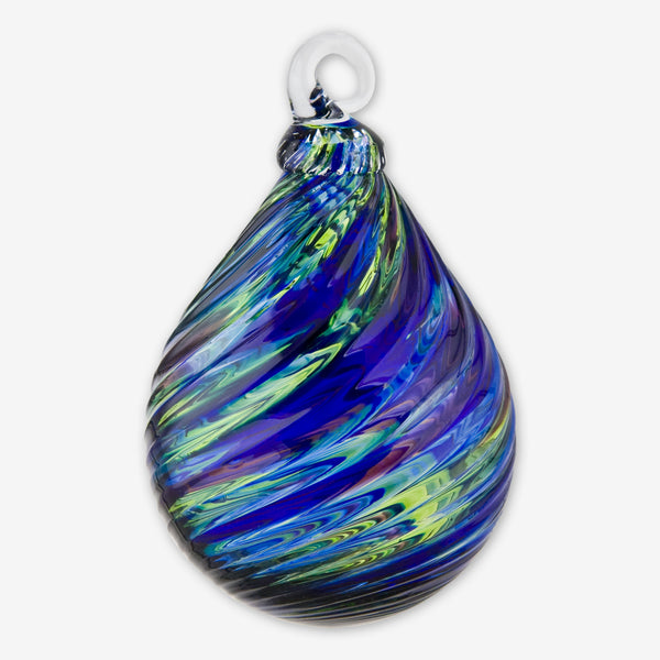 Glass Eye Studio: Raindrop Ornaments: Ocean