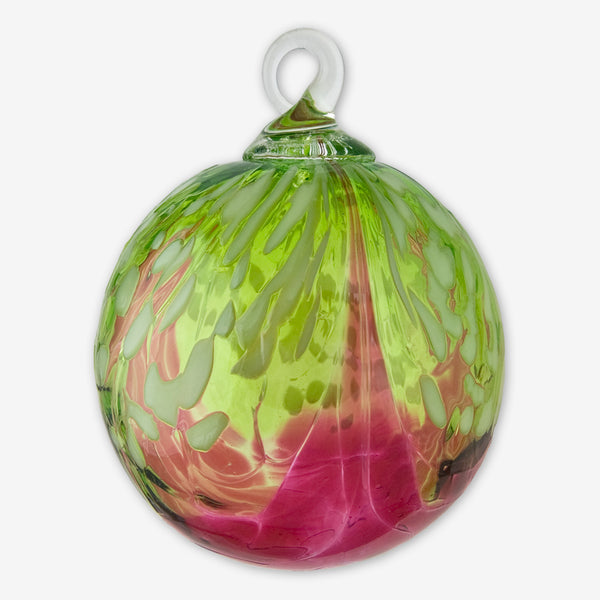 Glass Eye Studio: Classic Round Ornaments: Bellina Orchid