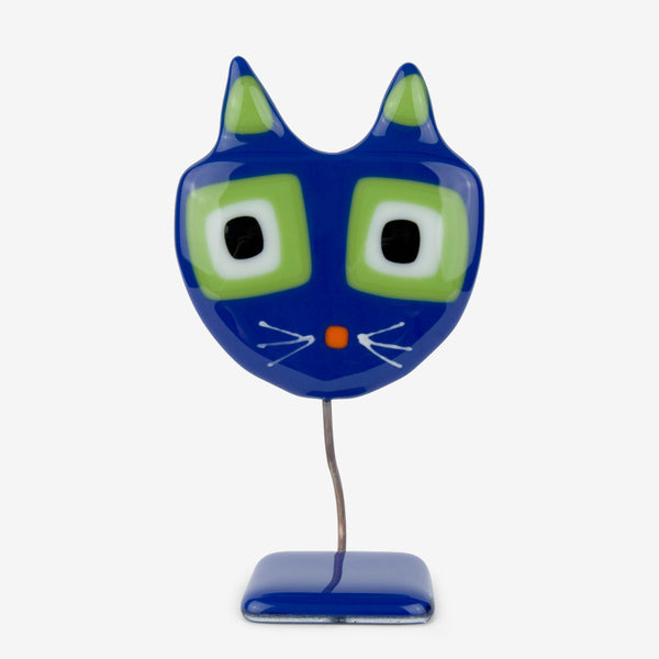 Glassfire Jewelry & More: Cat, Dark Blue, Lime Green