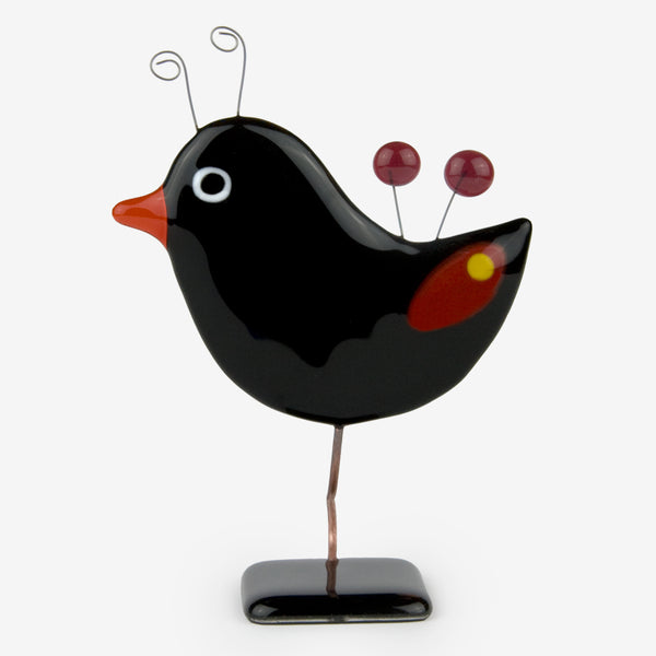 Glassfire Jewelry & More: Small Bird #3, Black