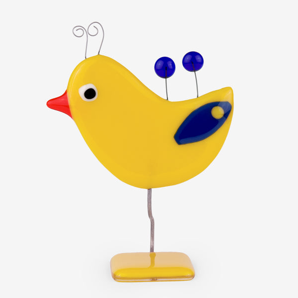 Glassfire Jewelry & More: Small Bird #3, Yellow